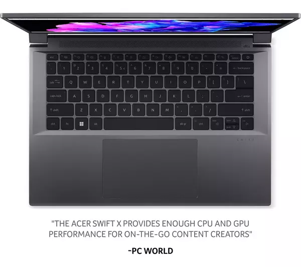 ACER Swift X 14" Laptop - Intel® Core™ i7, 1 TB SSD, Grey