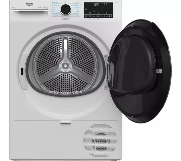 BEKO Pro RapiDry B5T4923RW 9 kg Heat Pump Tumble Dryer - White