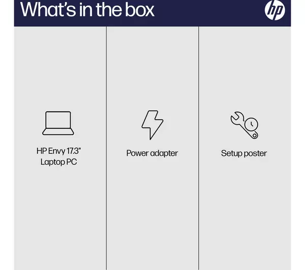 HP ENVY 17-cw0500na 17.3" Laptop - Intel® Core™ i7, 512 GB SSD, Silver