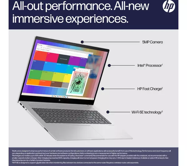 HP ENVY 17-cw0500na 17.3" Laptop - Intel® Core™ i7, 512 GB SSD, Silver