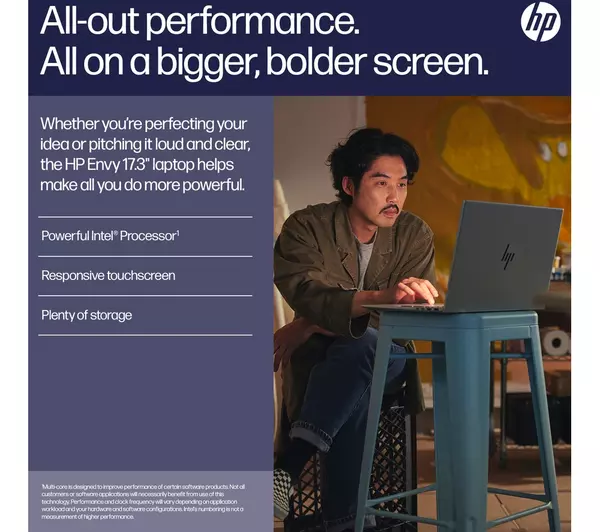 HP ENVY 17-cw0500na 17.3" Laptop - Intel® Core™ i7, 512 GB SSD, Silver