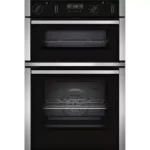 NEFF N50 U2ACM7HH0B Electric Double Pyrolytic Smart Oven - Stainless Steel