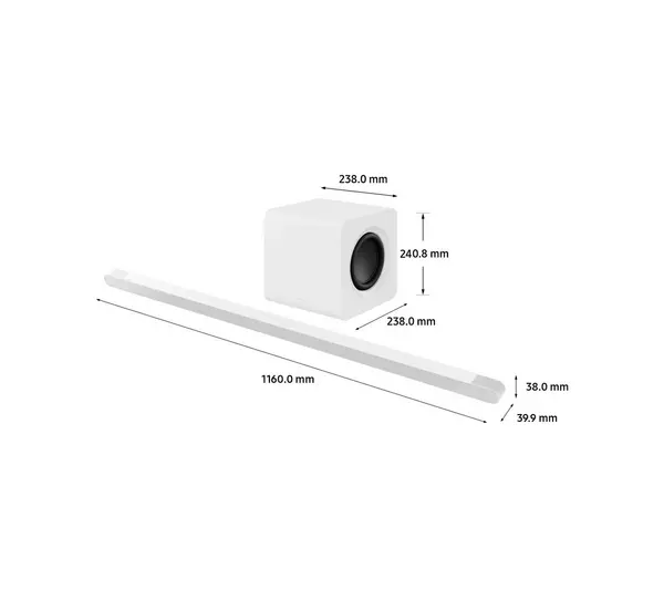 SAMSUNG HW-S801B/XU 3.1.2 Wireless Sound Bar with Dolby Atmos & Amazon Alexa