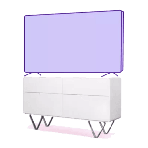 80" or more TVs