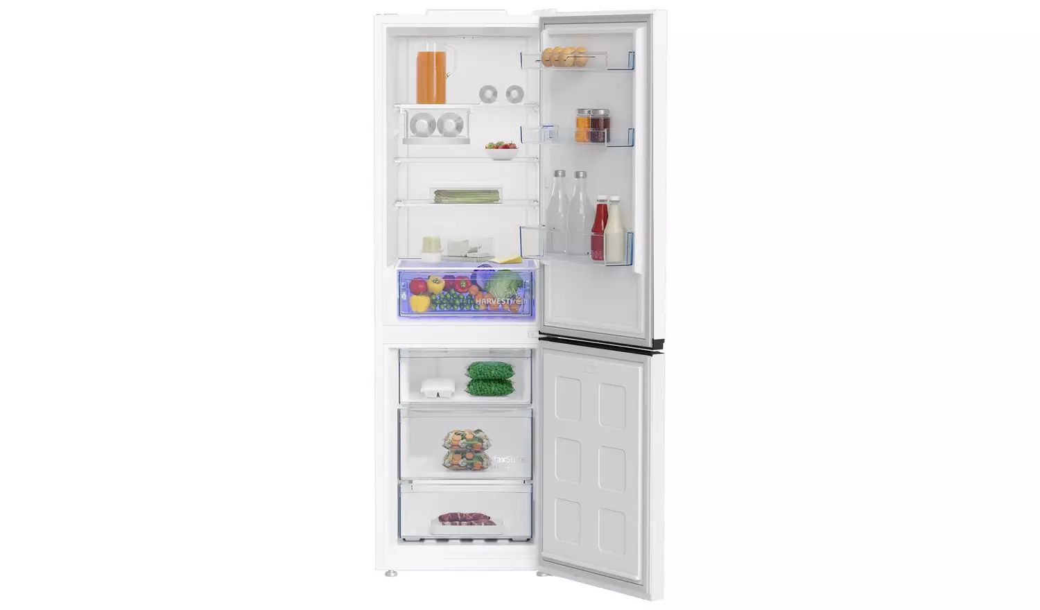 BEKO HarvestFresh CFB3G3686VW 60 40 Fridge Freezer - White