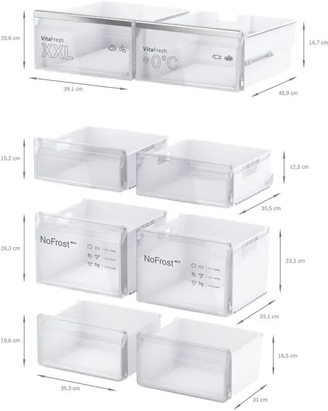 BOSCH Series 6 KFN96AXEA Smart Fridge Freezer - Black Inox