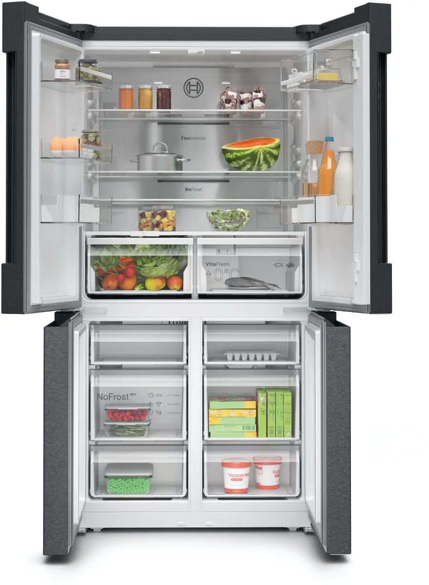 BOSCH Series 6 KFN96AXEA Smart Fridge Freezer - Black Inox