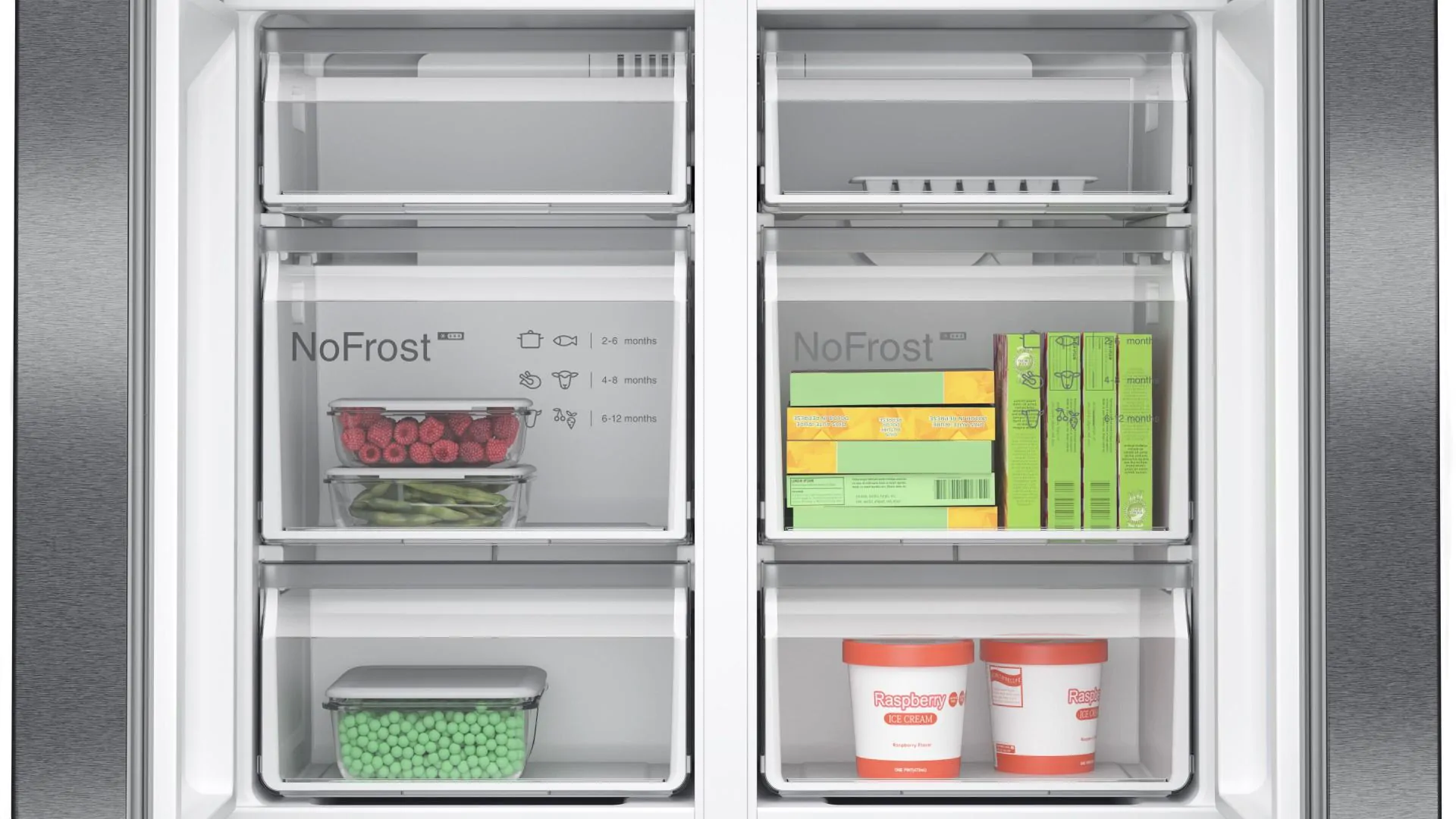 BOSCH Series 6 KFN96AXEA Smart Fridge Freezer - Black Inox