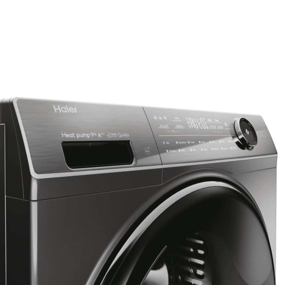 HAIER I-Pro Series 7 Plus HD90-A3Q979SU1 WiFi-enabled 9 kg Heat Pump Tumble Dryer - Graphite
