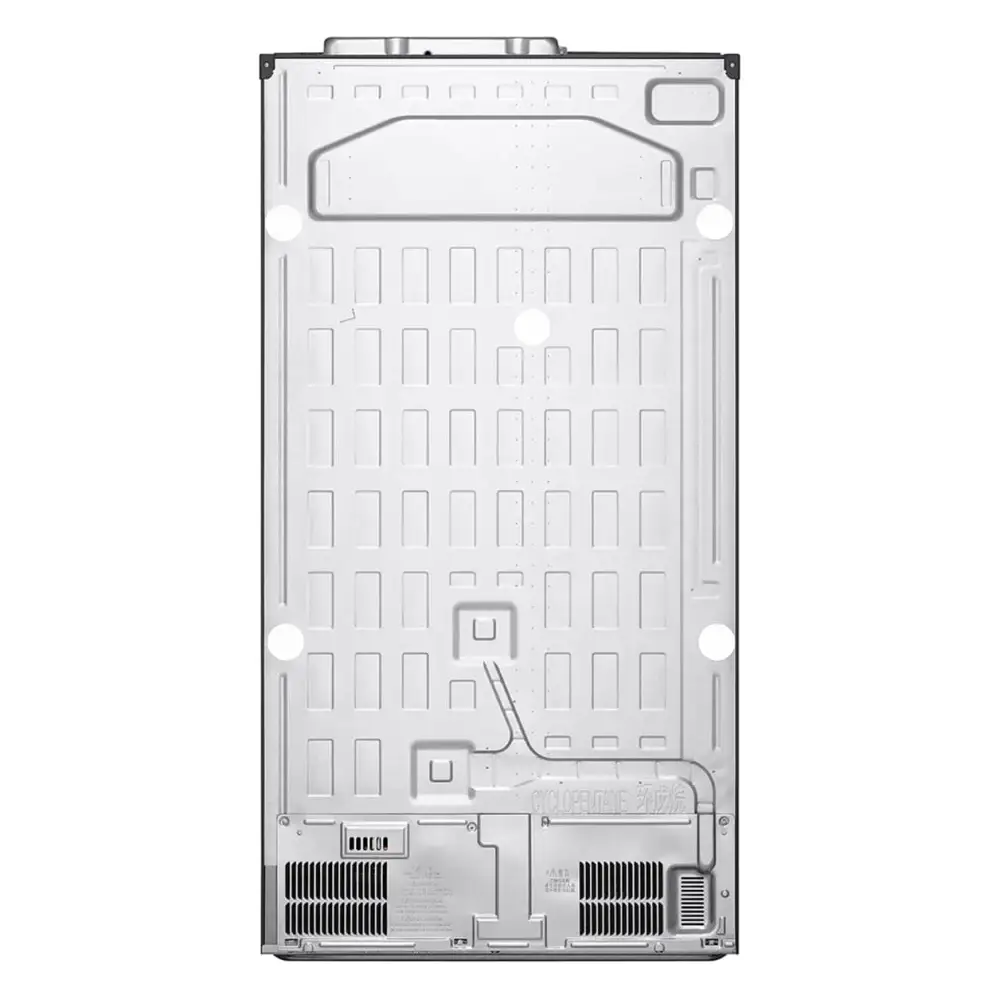LG InstaView ThinQ GSQV90PZAE American-Style Fridge Freezer - Shiny Steel