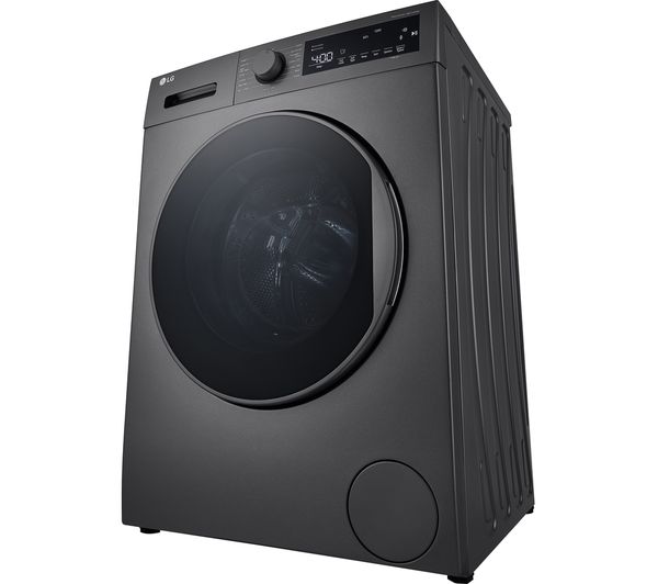 LGE Steam F4T209SSE 9 kg 1400 Spin Washing Machine - Dark Silver