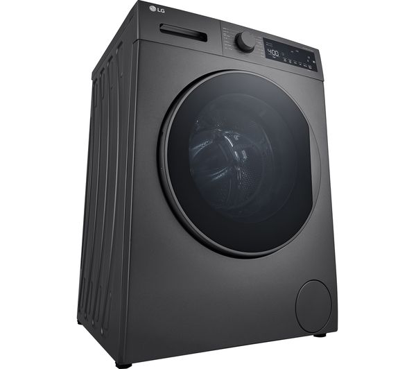LGE Steam F4T209SSE 9 kg 1400 Spin Washing Machine - Dark Silver