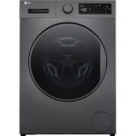 LGE Steam F4T209SSE 9 kg 1400 Spin Washing Machine - Dark Silver