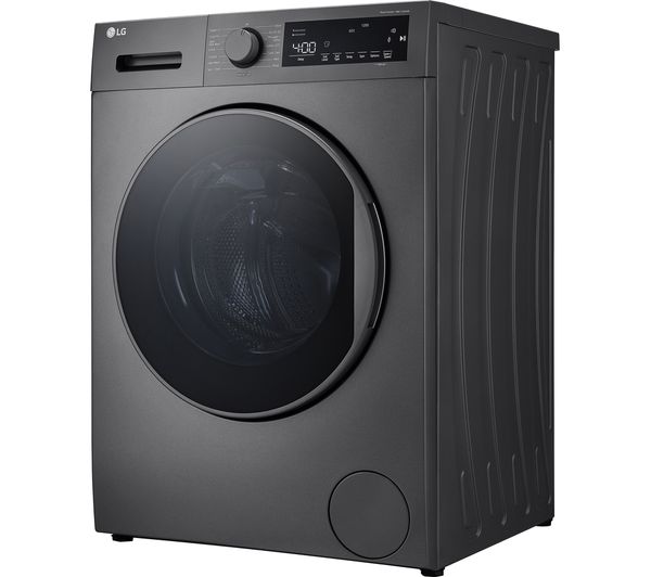 LGE Steam F4T209SSE 9 kg 1400 Spin Washing Machine - Dark Silver