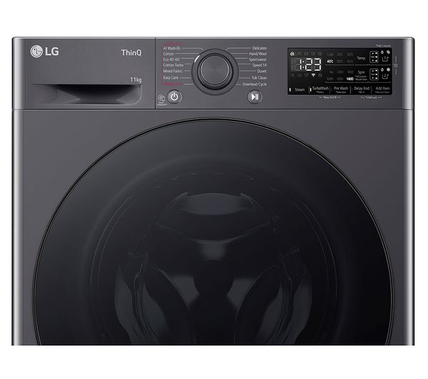 LG EZDispense F4Y511GBLA1 11 kg 1400 Spin Washing Machine - Grey