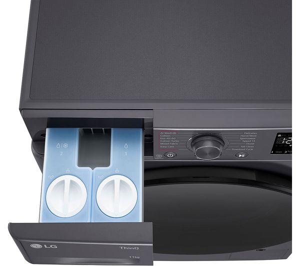 LG EZDispense F4Y511GBLA1 11 kg 1400 Spin Washing Machine - Grey