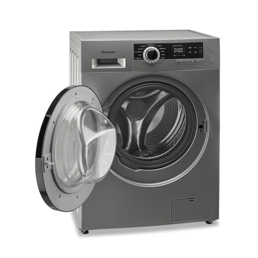 MONTPELLIER MWD8614DS 8 kg Washer Dryer - Dark Silver