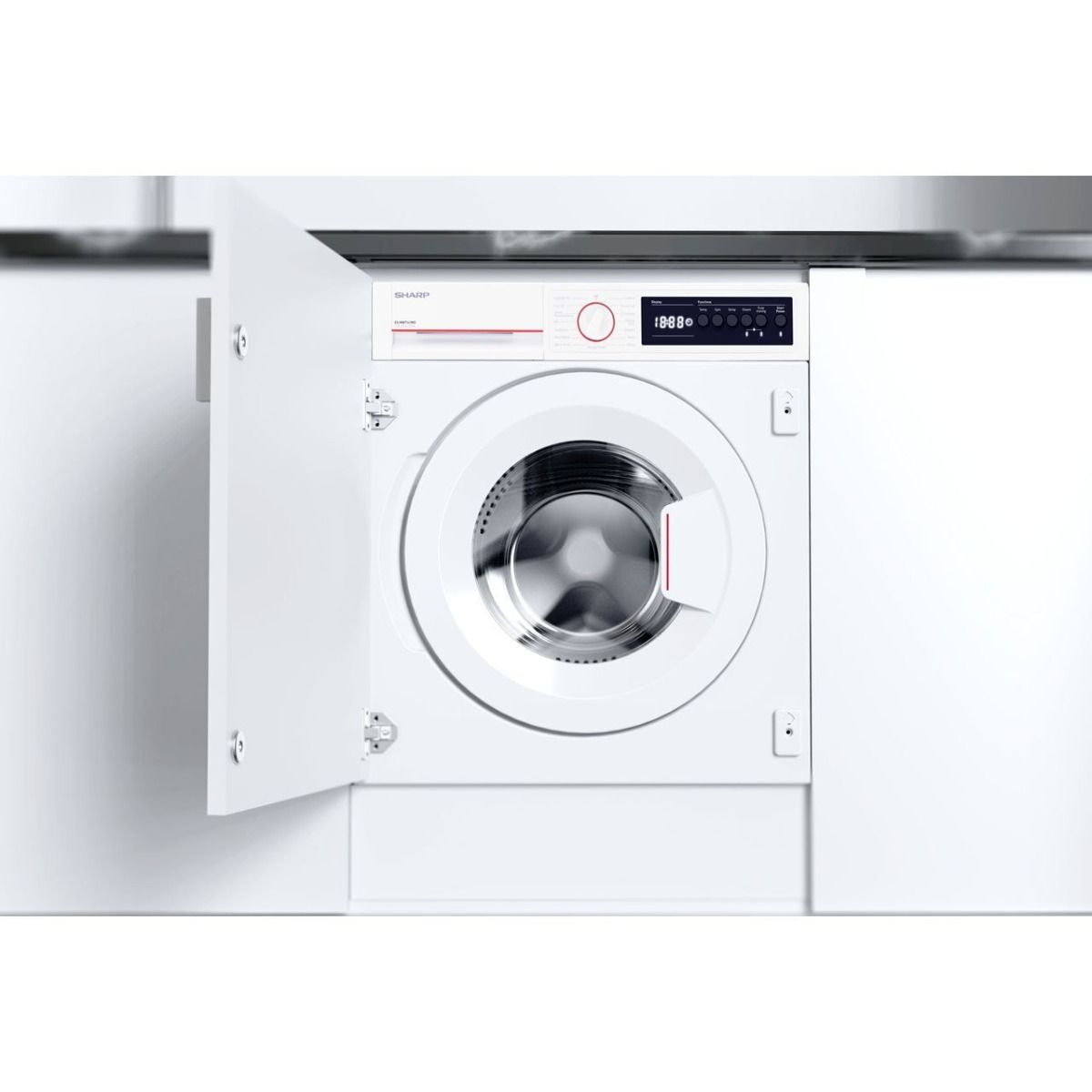 SHARP ES-NIB7141WD-EN Integrated 7 kg 1400 Spin Washing Machine