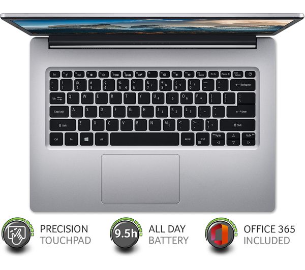 ACER Aspire 3 14" Laptop - AMD Ryzen 3 128 GB SSD Silver