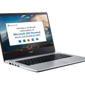 ACER Aspire 3 14" Laptop - AMD Ryzen 3 128 GB SSD Silver