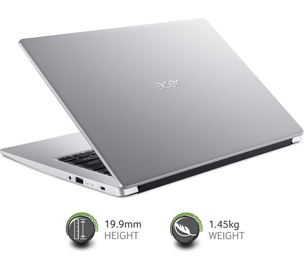 ACER Aspire 3 14" Laptop - AMD Ryzen 3 128 GB SSD Silver