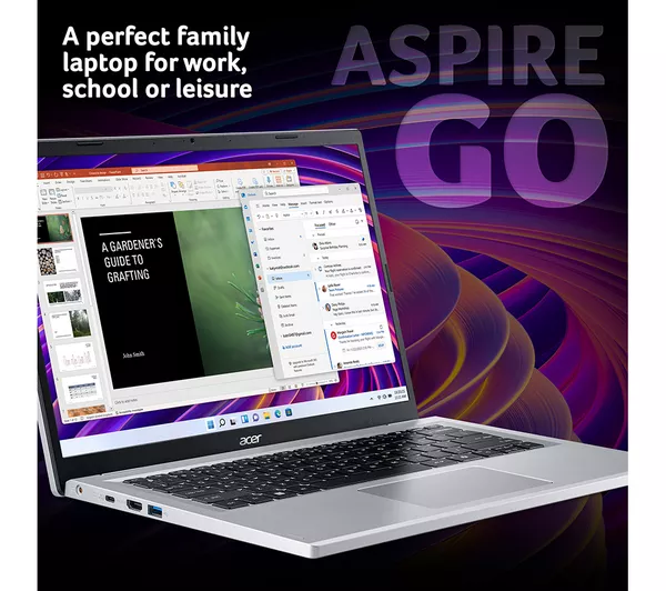 ACER Aspire 3 14" Laptop - AMD Ryzen 3 256 GB SSD Silver