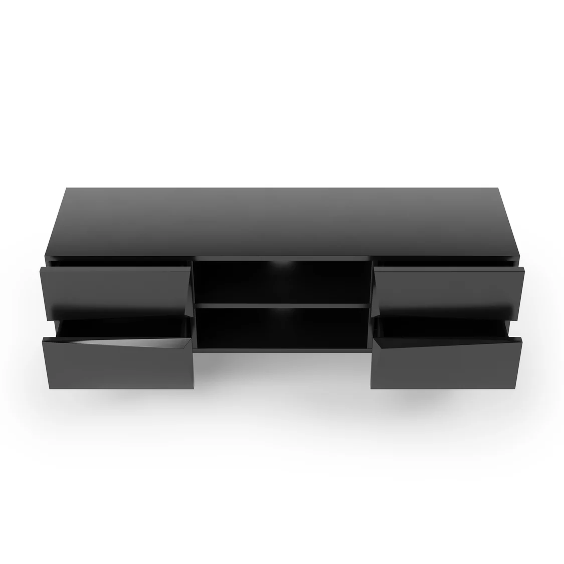 ALPHASON Olympus 1400 mm TV Stand - Black