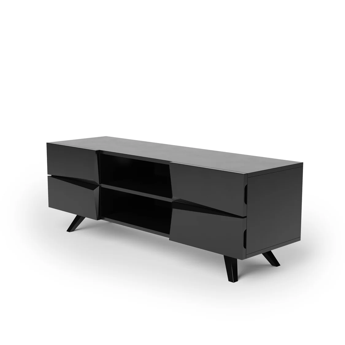 ALPHASON Olympus 1400 mm TV Stand - Black