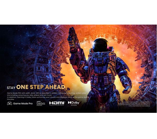 HISENSE 65A85HTUK 65" Smart 4K Ultra HD HDR OLED TV with Google Assistant & Amazon Alexa