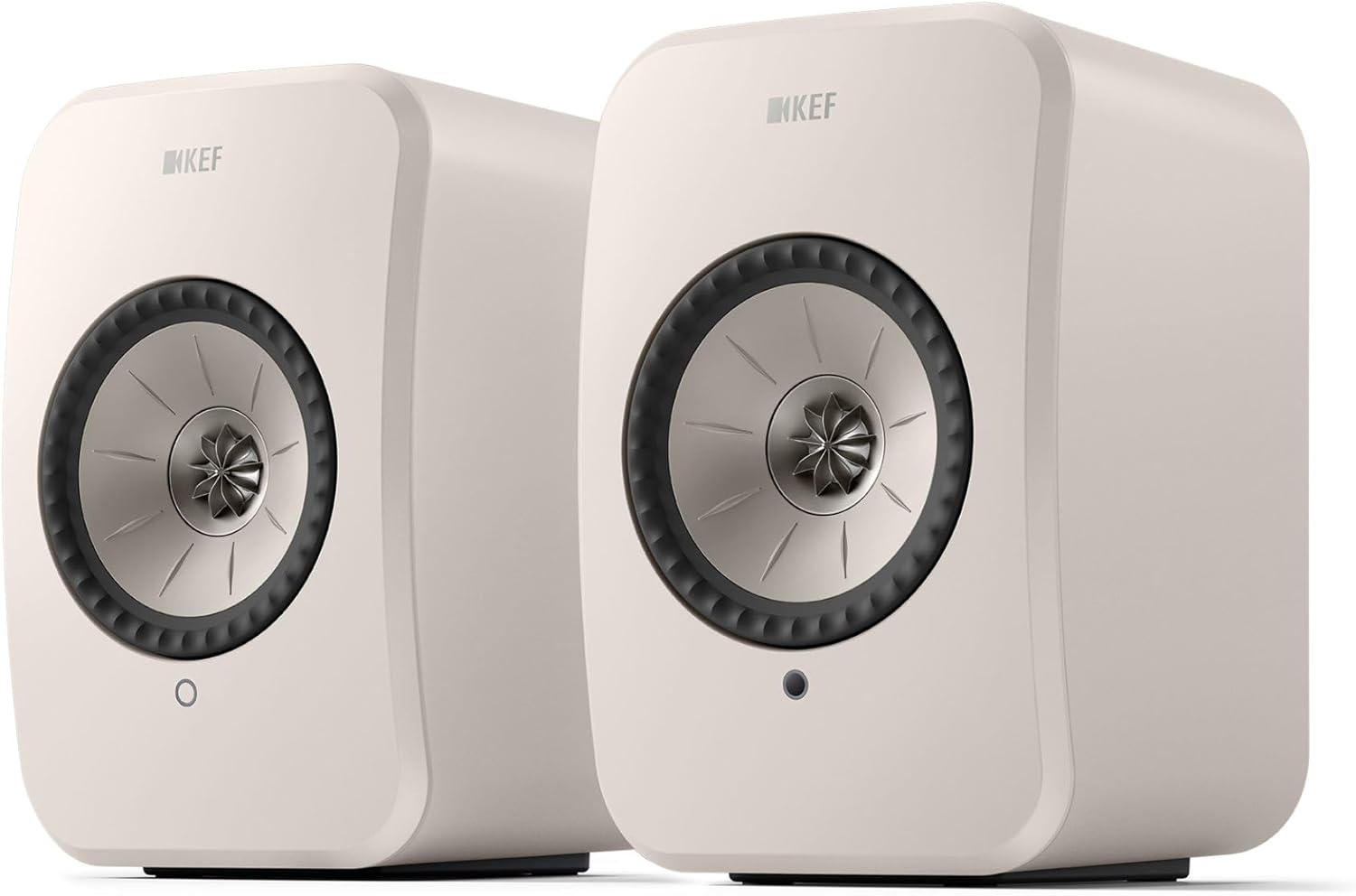 KEF AUDIO LSX II Wireless Multi-room Bookshelf Speakers - Mineral White