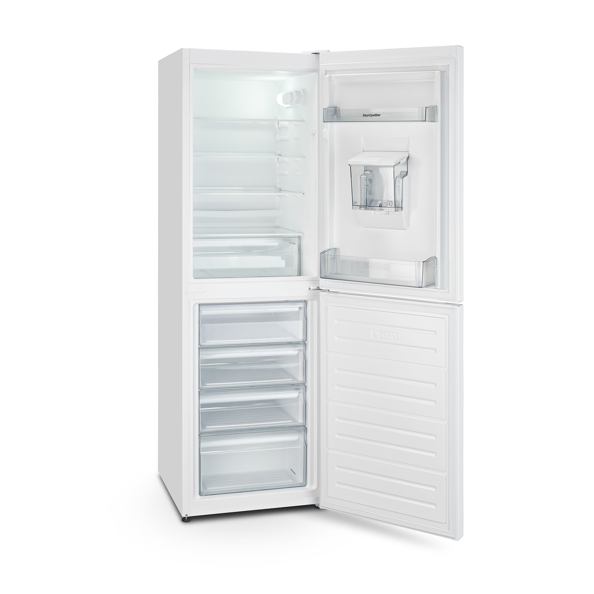MONTPELLIER MLF1770WWD 50 50 Fridge Freezer - White