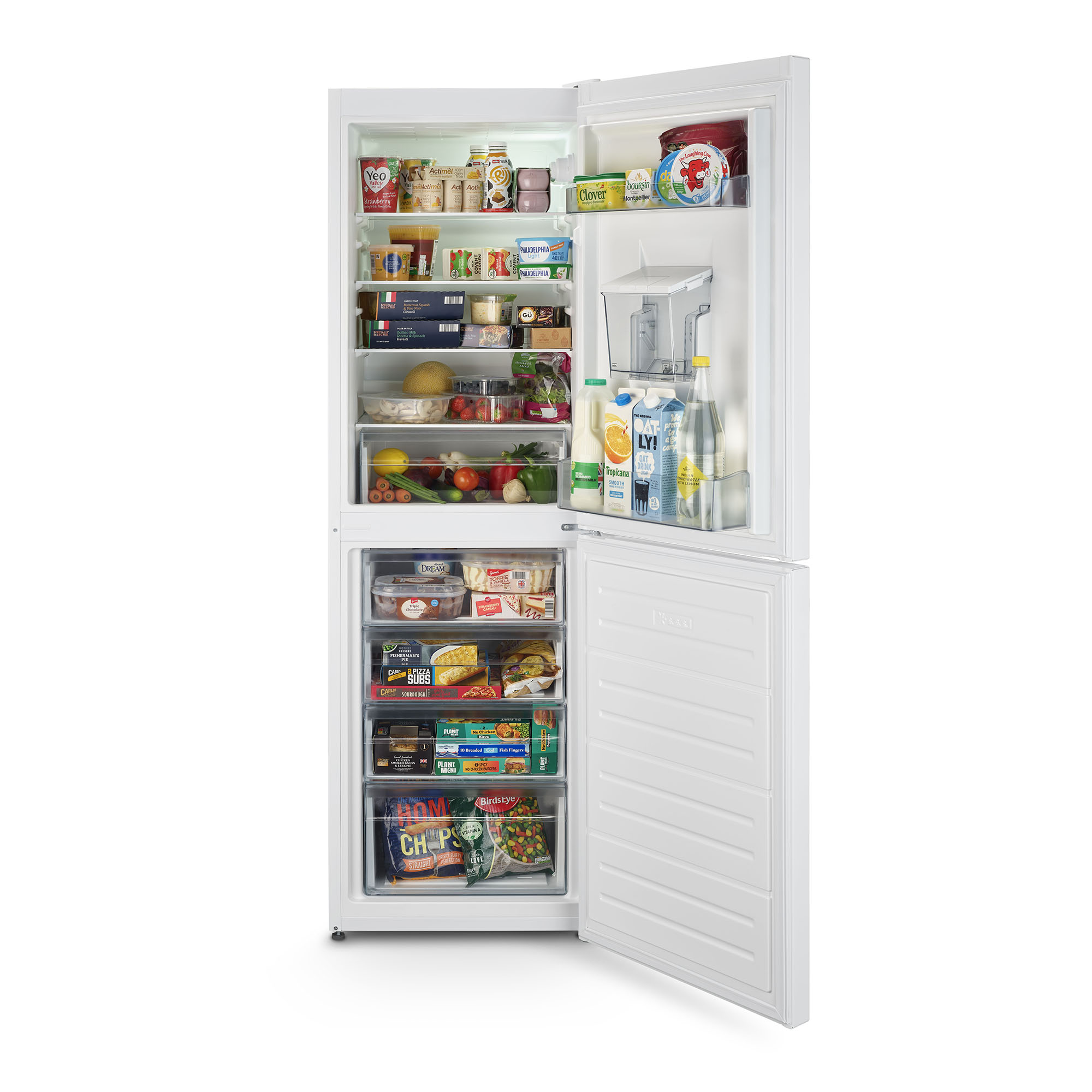 MONTPELLIER MLF1770WWD 50 50 Fridge Freezer - White