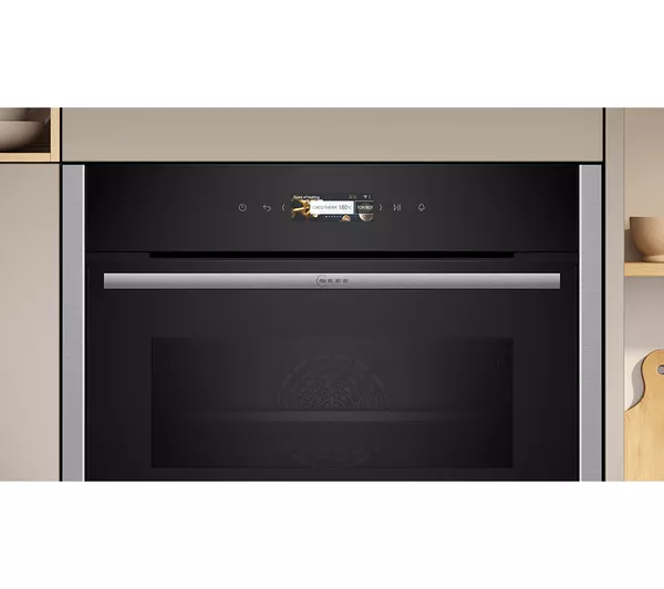 NEFF N70 C24MR21N0B Built-in Combination Microwave - Stainless Steel