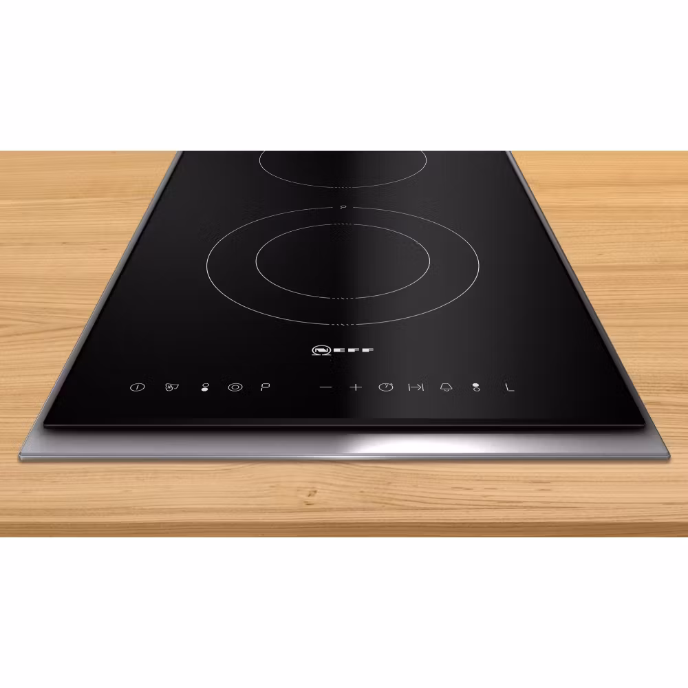 NEFF TL13FD9T8 31 cm Electric Ceramic Domino Hob - Black