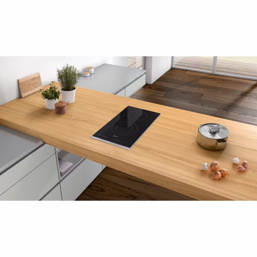NEFF TL13FD9T8 31 cm Electric Ceramic Domino Hob - Black