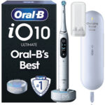ORAL B iO Series 10 Electric Toothbrush - Stardust White