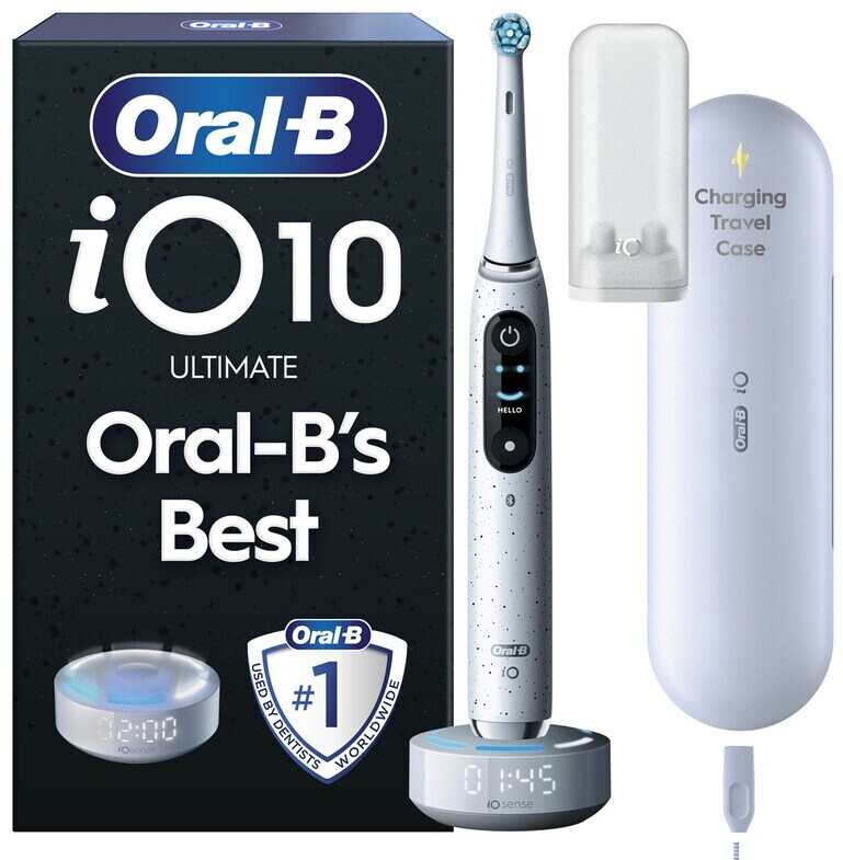 ORAL B iO Series 10 Electric Toothbrush - Stardust White