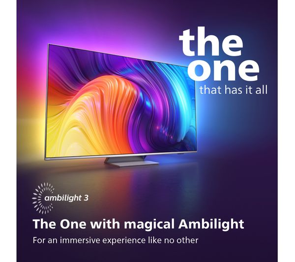 PHILIPS Ambilight 65PUS8807 12 65" Smart 4K Ultra HD HDR LED TV with Google Assistant