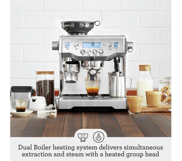 SAGE the Oracle BES980UK Bean to Cup Coffee Machine - Stainless Steel