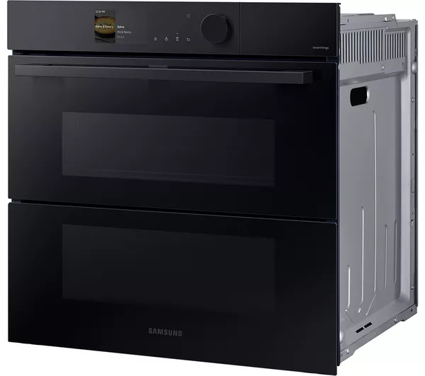 SAMSUNG Bespoke Series 6 Dual Cook Flex NV7B6785JAK U4 Electric Steam Smart Oven - Clean Black