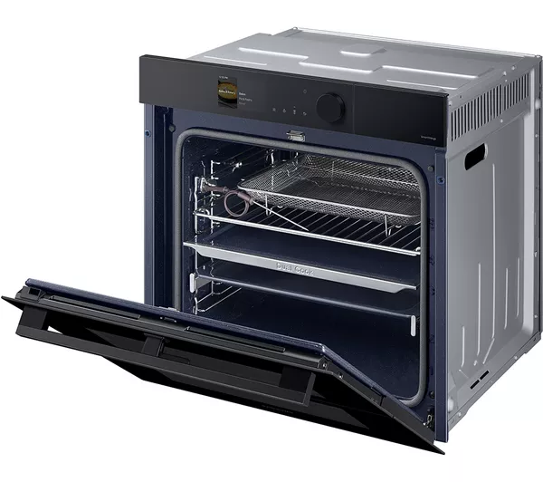 SAMSUNG Bespoke Series 6 Dual Cook Flex NV7B6785JAK U4 Electric Steam Smart Oven - Clean Black