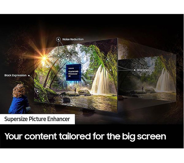 SAMSUNG QE98Q80CATXXU 98" Smart 4K Ultra HD HDR QLED TV with Bixby & Alexa