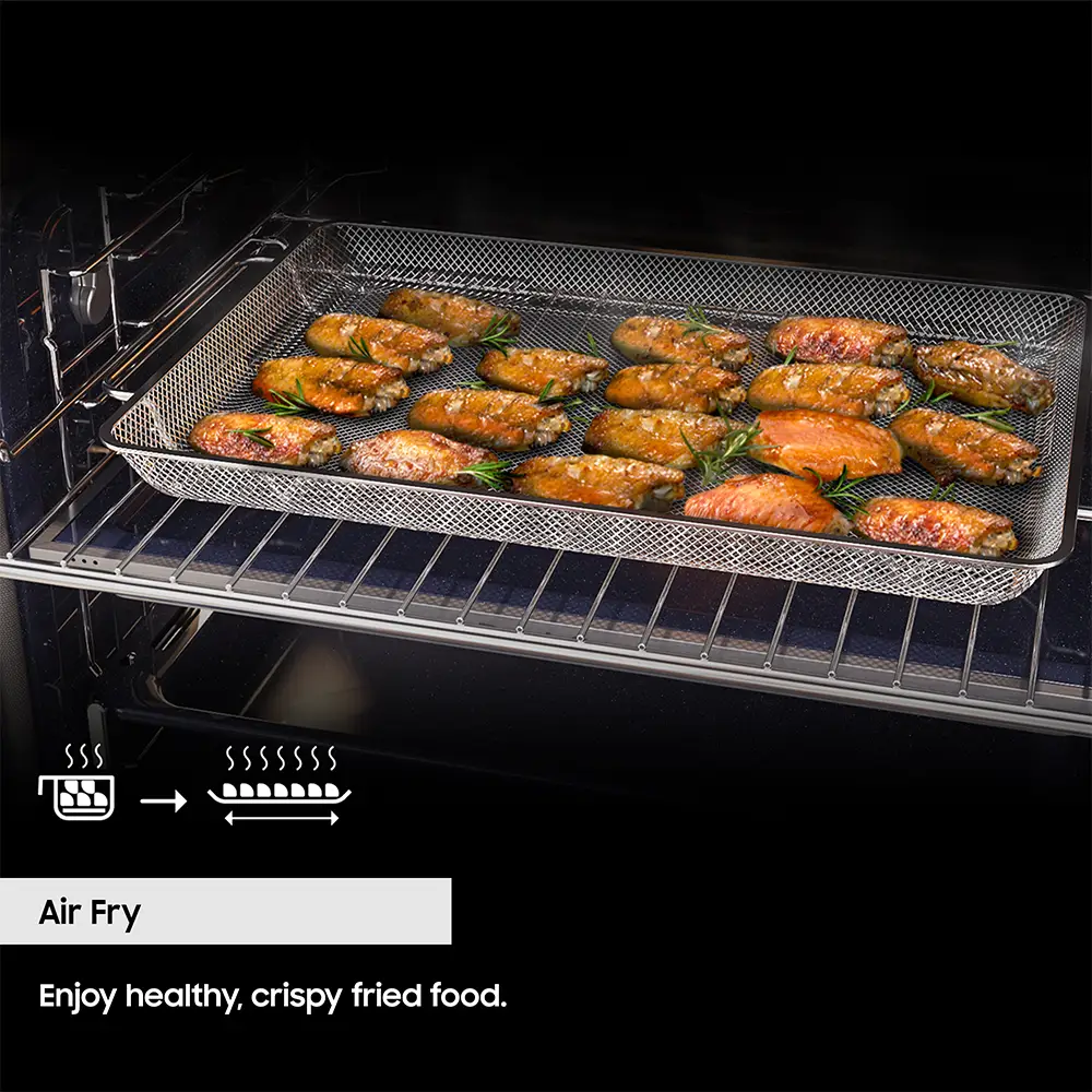 SAMSUNG Series 6 NQ5B6753CAK U4 Built-in Compact Combination Microwave - Clean Black