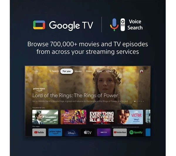 SONY BRAVIA KD-75X75WLU 75" Smart 4K Ultra HD HDR LED TV with Google TV & Assistant