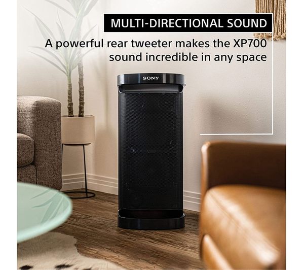 SONY SRS-XP700 Portable Bluetooth Speaker - Black