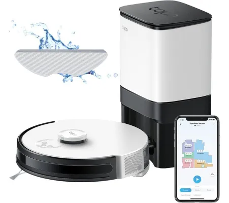 TP-LINK RV30 Plus V1 Robot Vacuum Cleaner - Black & White