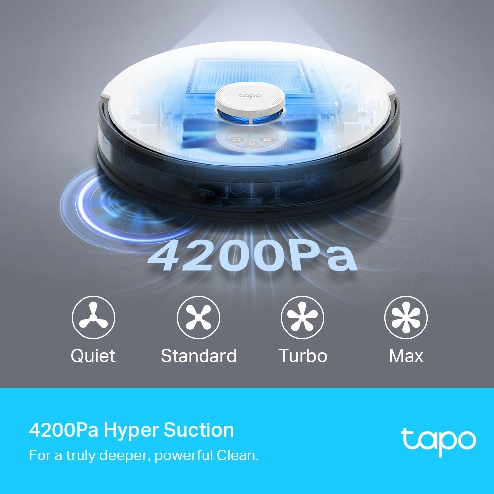TP-LINK RV30 V1 Robot Vacuum Cleaner - Black & White