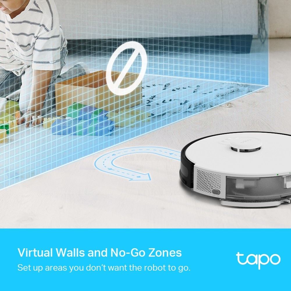 TP-LINK RV30 V1 Robot Vacuum Cleaner - Black & White