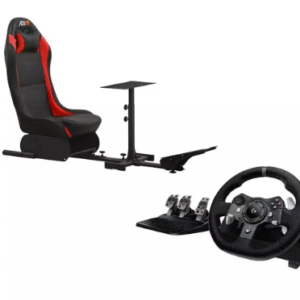 ADX Firebase 22 Cockpit Seat & Logitech Driving Force G920 Wheel & Pedals - Xbox & PC
