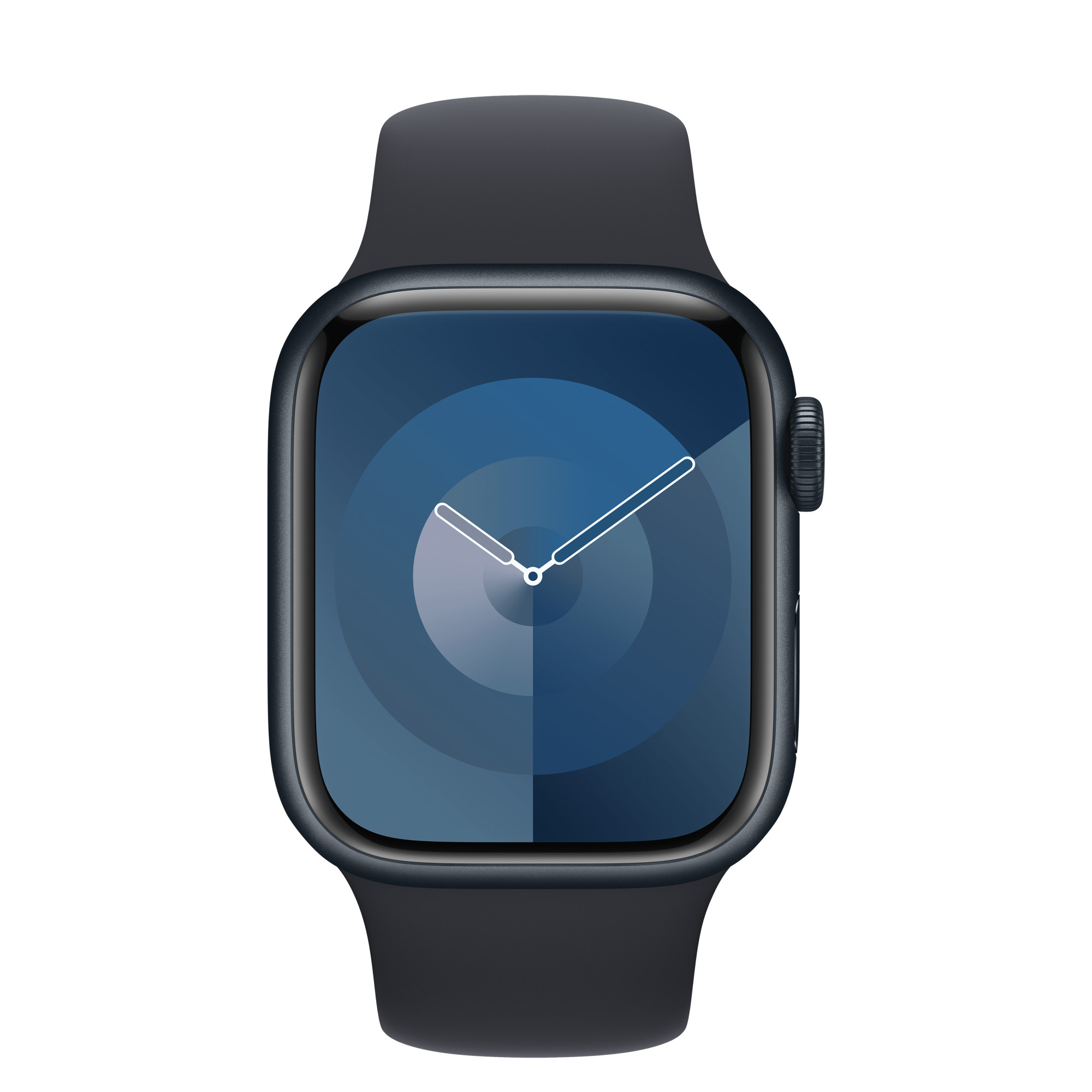 APPLE Watch Series 9 Cellular - 41 mm Midnight Aluminium Case with Midnight Sports Band M L